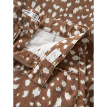 NAME IT Jeans Barrel Bella Leather Brown Deer